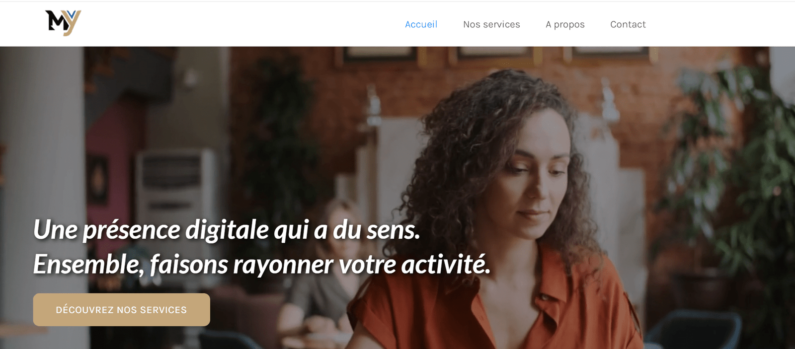 Site créé par agence de marketing YJ Agency - Mayior Digital