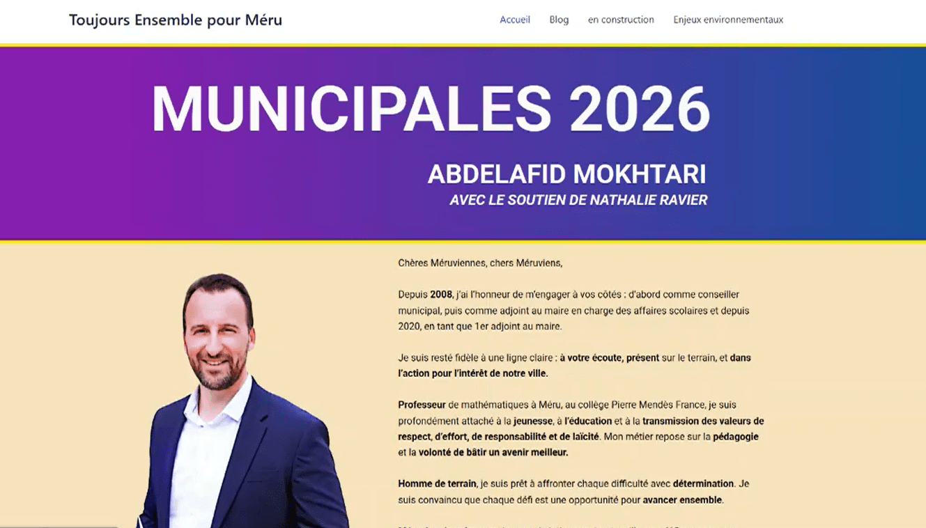 Avant refonte site web